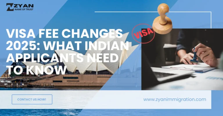 Visa fee changes 2025