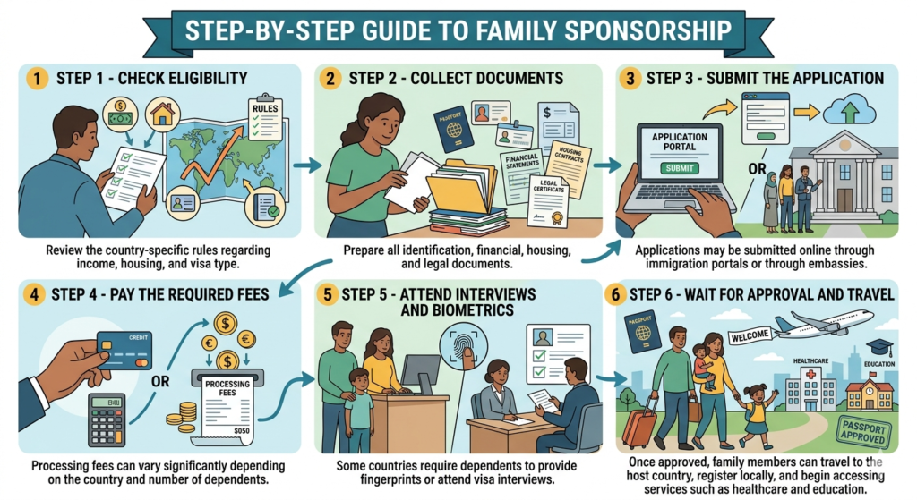 Family Sponsorship Process for Work Visa Holders