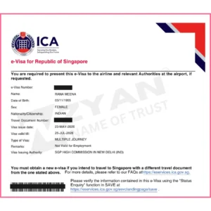 Singapore Visa