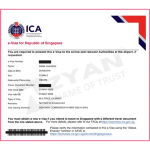 Singapore Visa