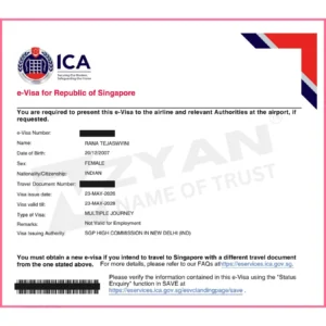Singapore Visa