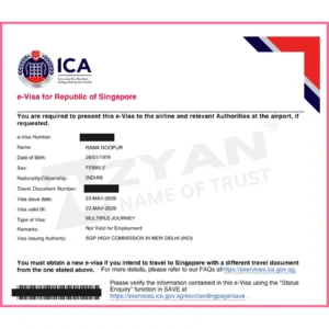 Singapore Visa