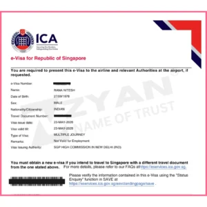 Singapore Visa