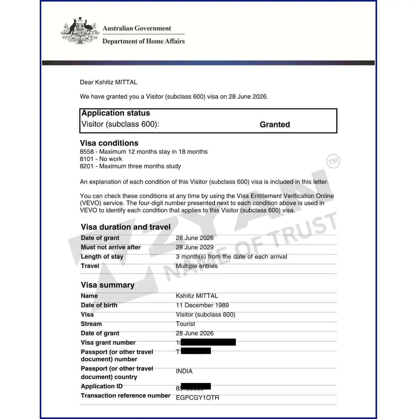 OUR VISA (52)