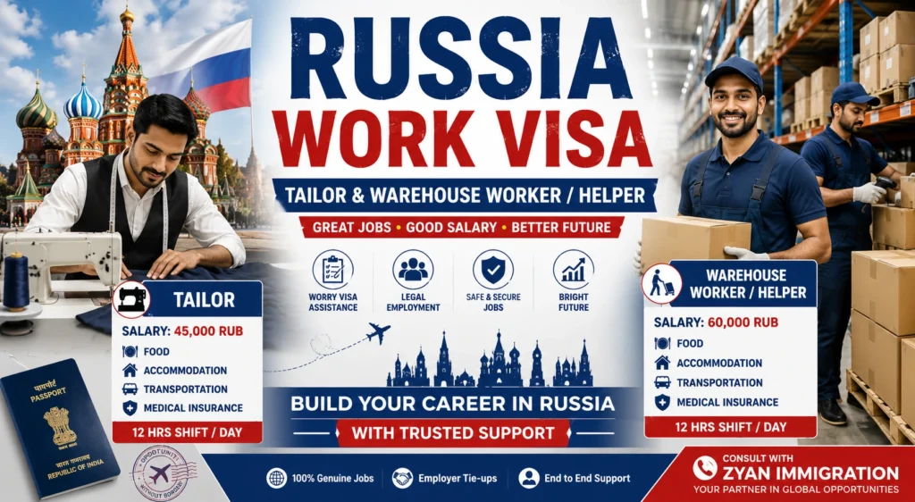 Essential Russia Work Visa Requirements for Indian