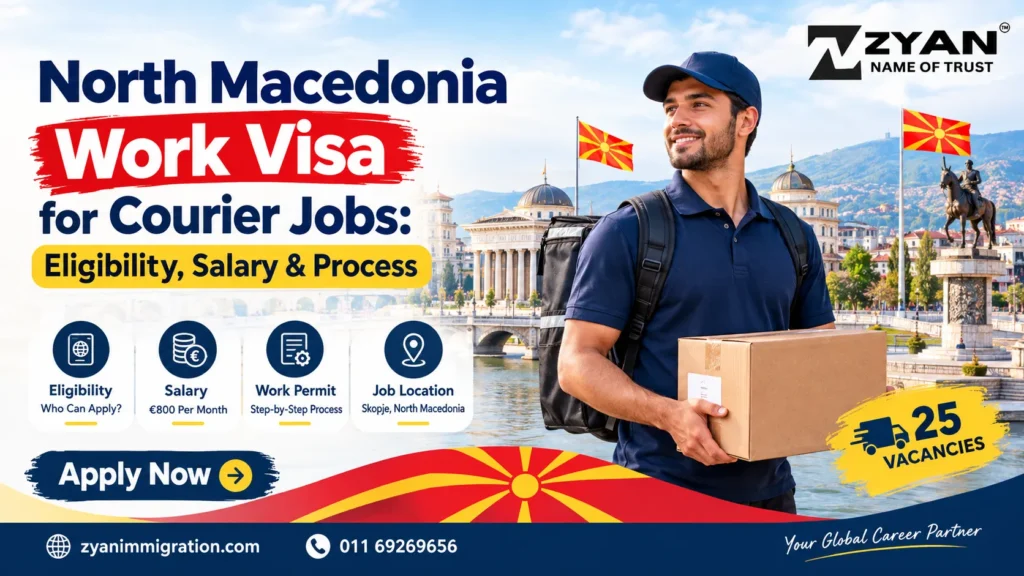 North Macedonia Work Visa 2026: Powerful Courier Jobs Guide!